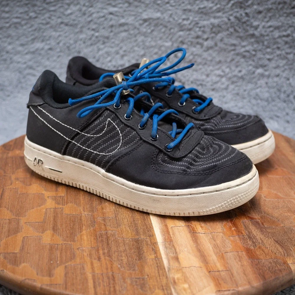 Nike Air Force 1 Low LV8 3 GS Black Anthracite DV1622 001 - Size‎ 4.5Y 6 Women's